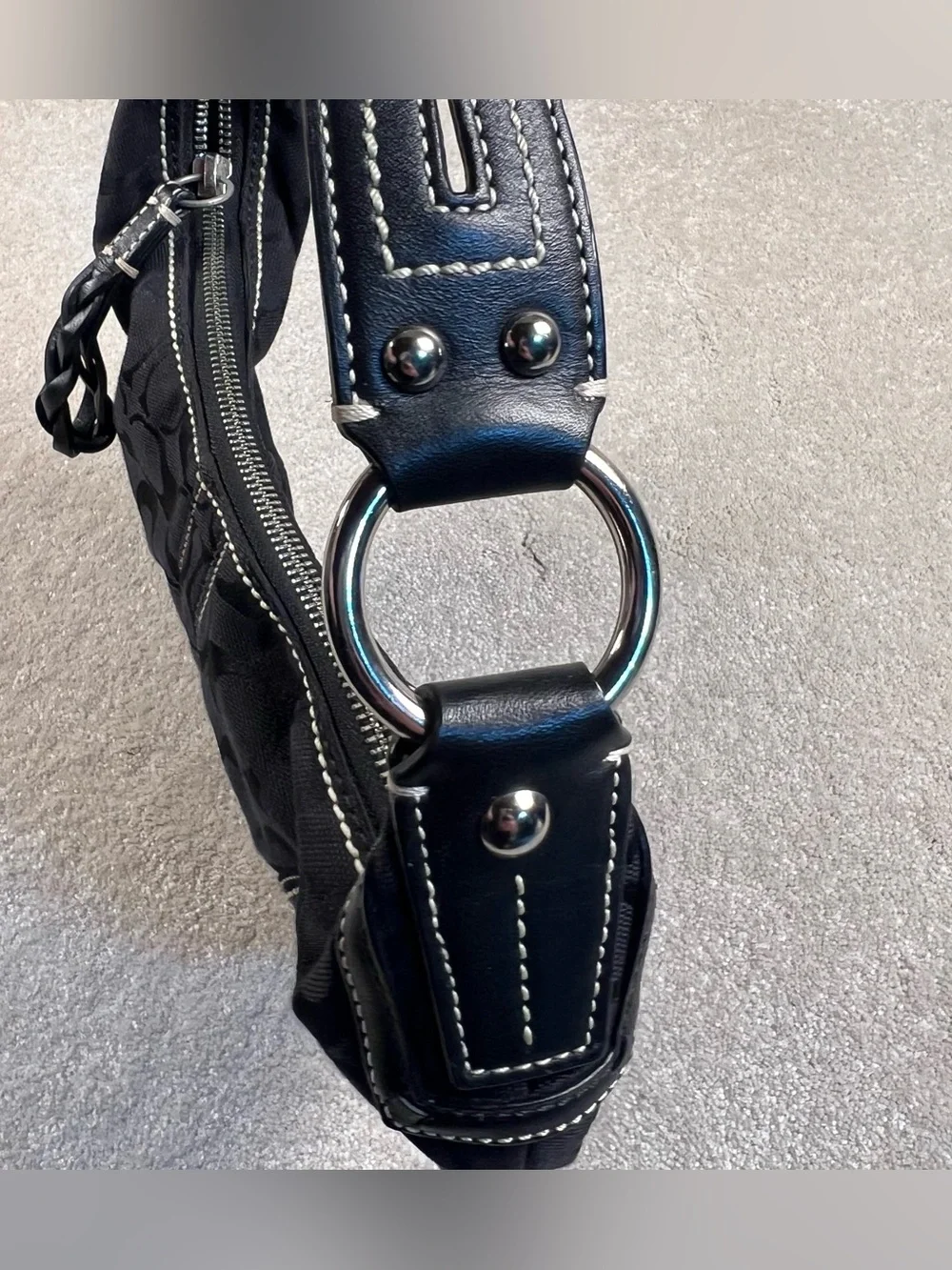 Coach Classic Soho Hobo Bag Black Y2K Vintage